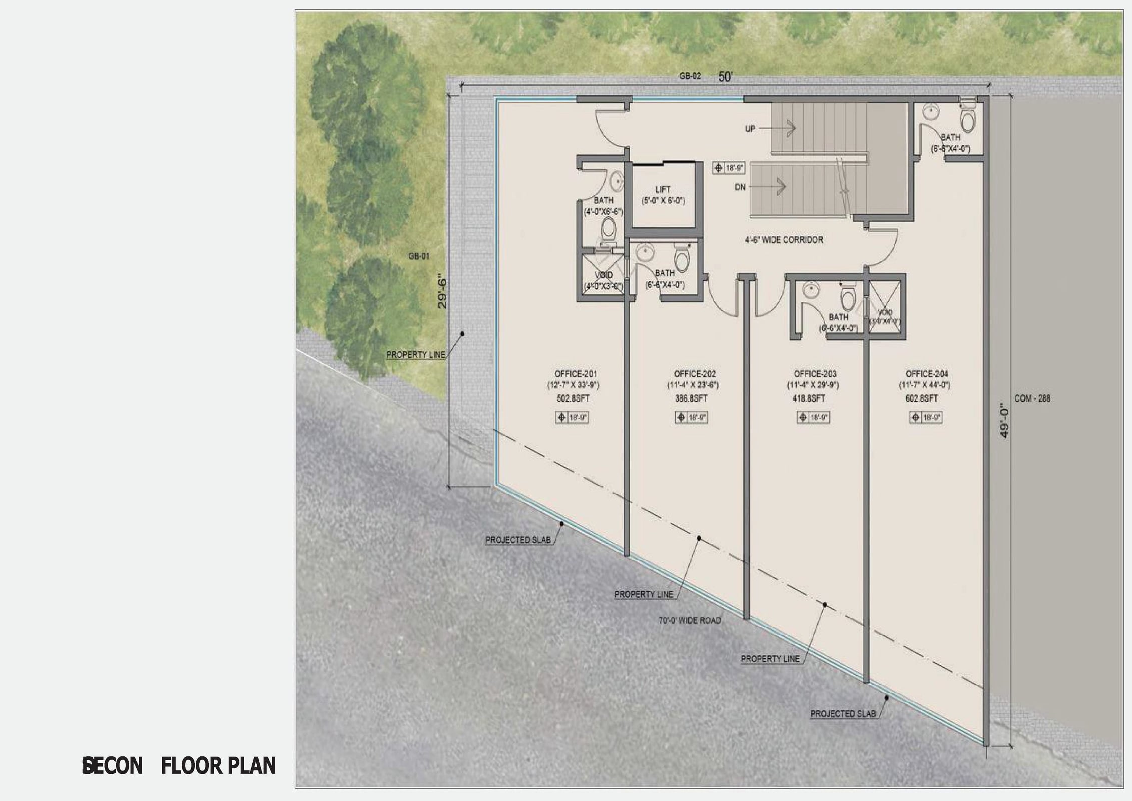One Park Square floor plan 4