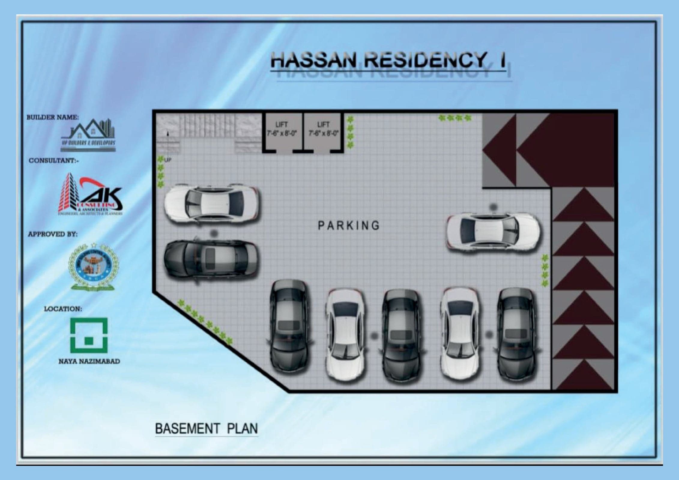 Hasan Residency 1 floor plan 5